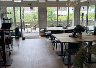 Location Coworking-Café Ratingen I Stadtmauer I Wohlfühlort I Obertor 6, 40878 Ratingen I Coffee & Coworking Club I Birgit Kieslich