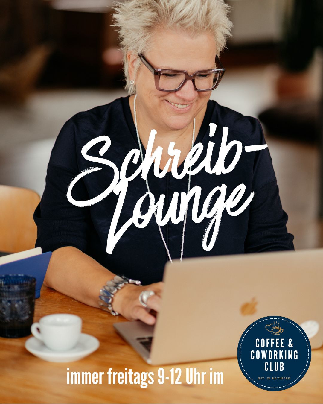 Schreib-Lounge im Coffee & Coworking Club I jeden Freitag 9-12 Uhr I Obertor 6 I 40878 Ratingen I Birgit Kieslich